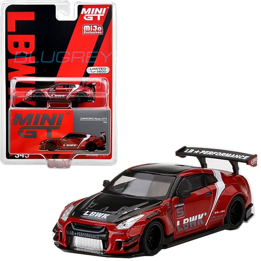 MINI GT Nissan GT-R Liberty Walk 2台セット Amazon.co.jp: MINI GT 1/64 Liberty Walk LB WORKS GT Nissan