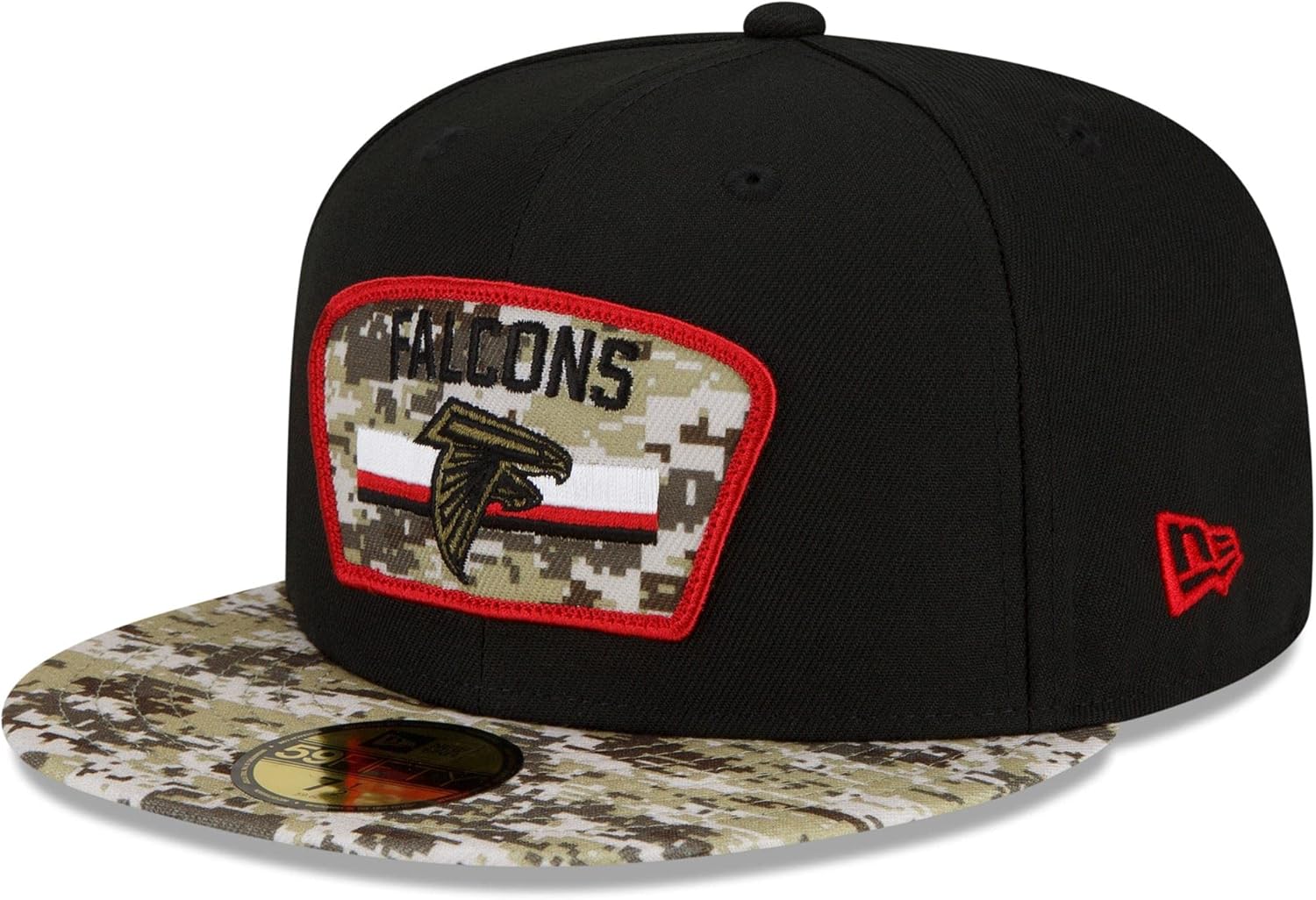 New Era Men's Black/Camo San Francisco 49ers 2021 Salute to Service 59FIFTY Fitted Hat