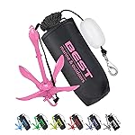 Best Marine and Outdoors Kayak Anchor, 3.5 Pound Anchor System Kit for Kayaks, Canoes, SUP Paddle Boards & Jet Skis, Fishing, Boating & Kayaking Accessories (Pink)