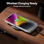ESR for iPhone 14 Case, iPhone 13 Case with Stand, 3 Stand Modes, Military-Grade Drop Protection, Supports Wireless Charging, Slim Back Cover with Patented Kickstand for iPhone 14/13 Case, Clear