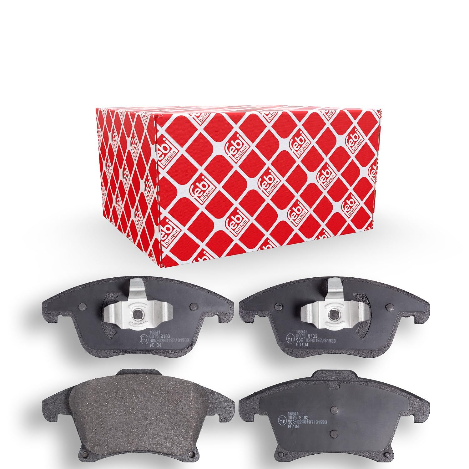 febi bilstein 16941 Brake Pad Set, 1 unit