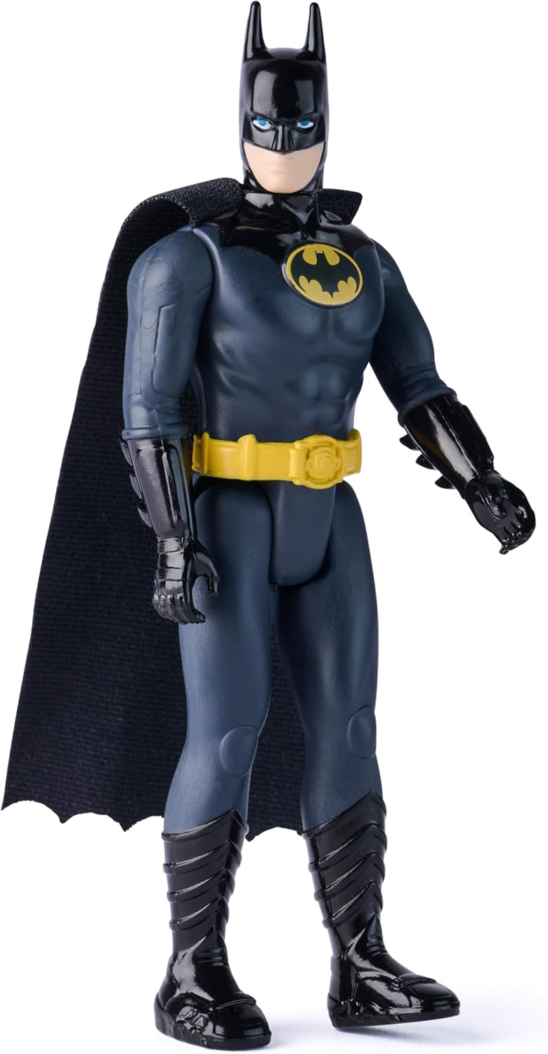 Spin Master DC Comics, Batman '89 Batmobile & Batman Action Figure Set, 4-Inch Retro Batman Action Figure for Collector’s Edition, for Fans Aged 4+