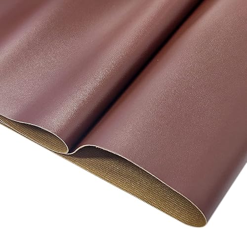 Miniatura 66 de HYANG - Hojas de piel sintética de color liso beige, 1 rollo de 12 x 53 pulgadas, piel sintética ideal para hacer proyectos de manualidades hechos a