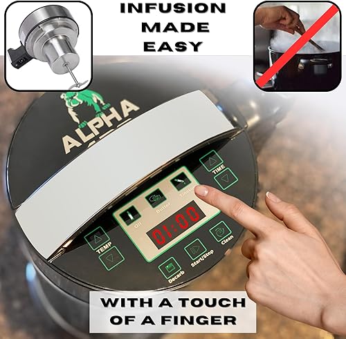 Miniatura 3 de Máquina descarboxiladora e infusora, haz infusiones mágicas de aceite de hierbas, fabricante de mantequilla de hierbas como magia, 2.5-5 barras de