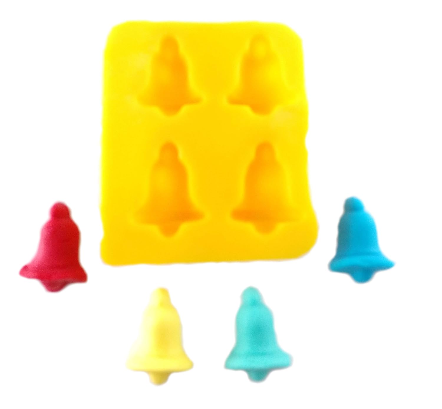 Flexible Molds Bell (4 Cavity) Christmas Bell Cream Cheese Mint