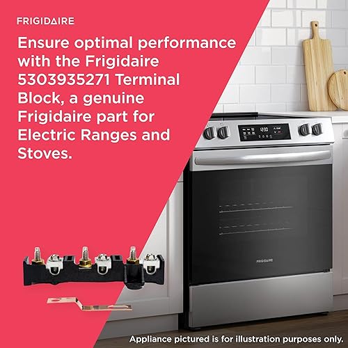 Miniatura 4 de Frigidaire 5303935271 Bloque de terminales para estufas eléctricas y estufas, color negro