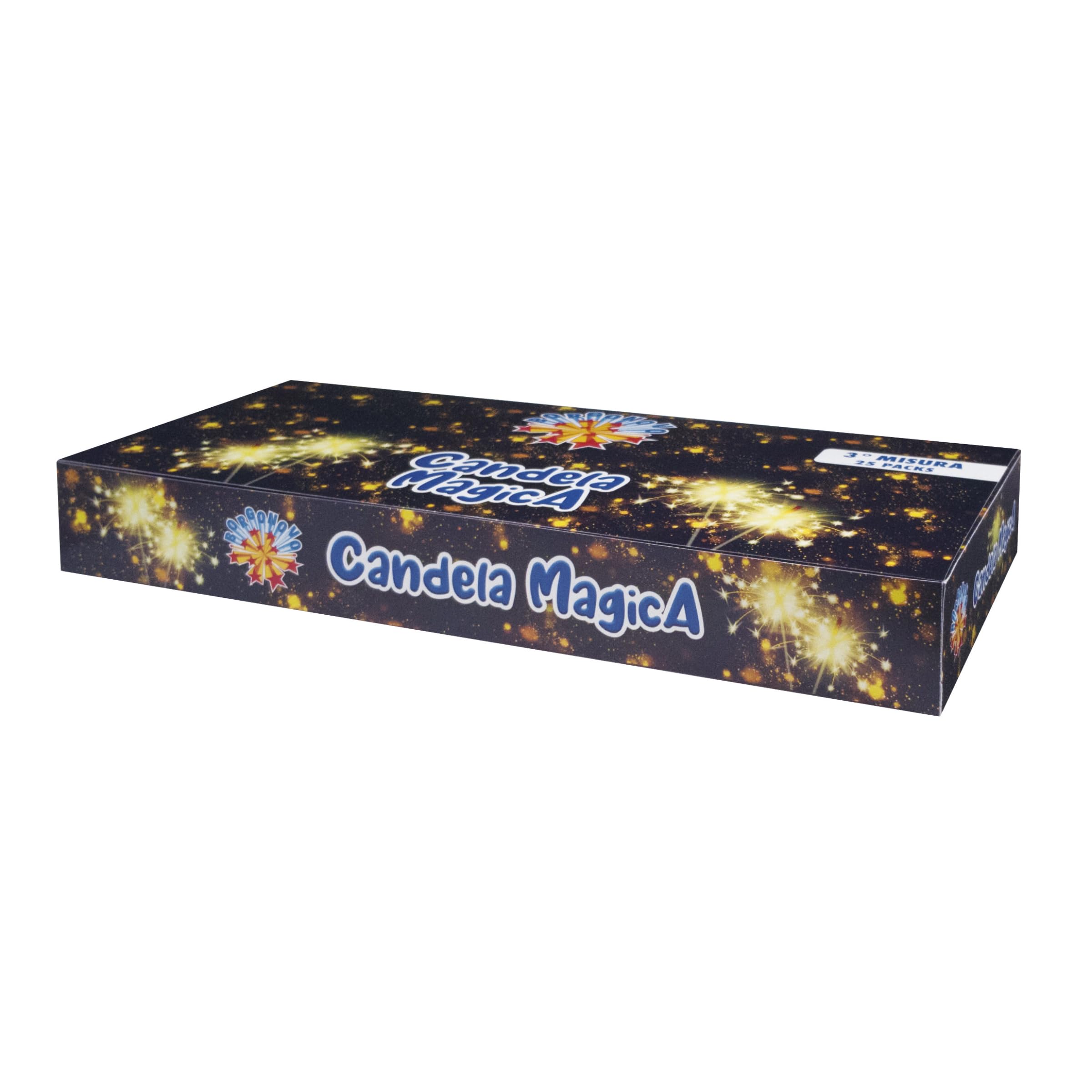 Borgonovo Candeline Scintille bastoncino luminoso pirotecnico stelline 30 cm, Categoria F1 [ tot 250 pezzi ] (3 misura)