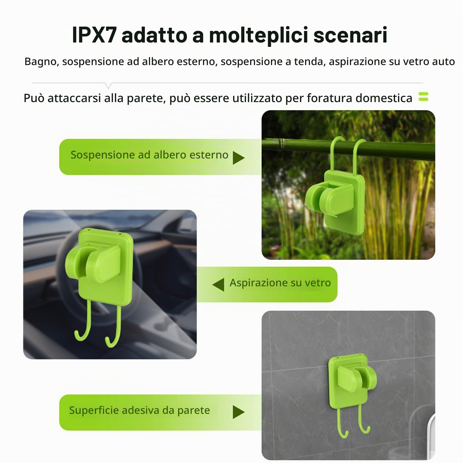 Pompa per Doccia da Campeggio Kit Doccia Esterna per Camper Kit Doccia da Campeggio con Display Digitale Intelligente Kit Doccia Regolabile