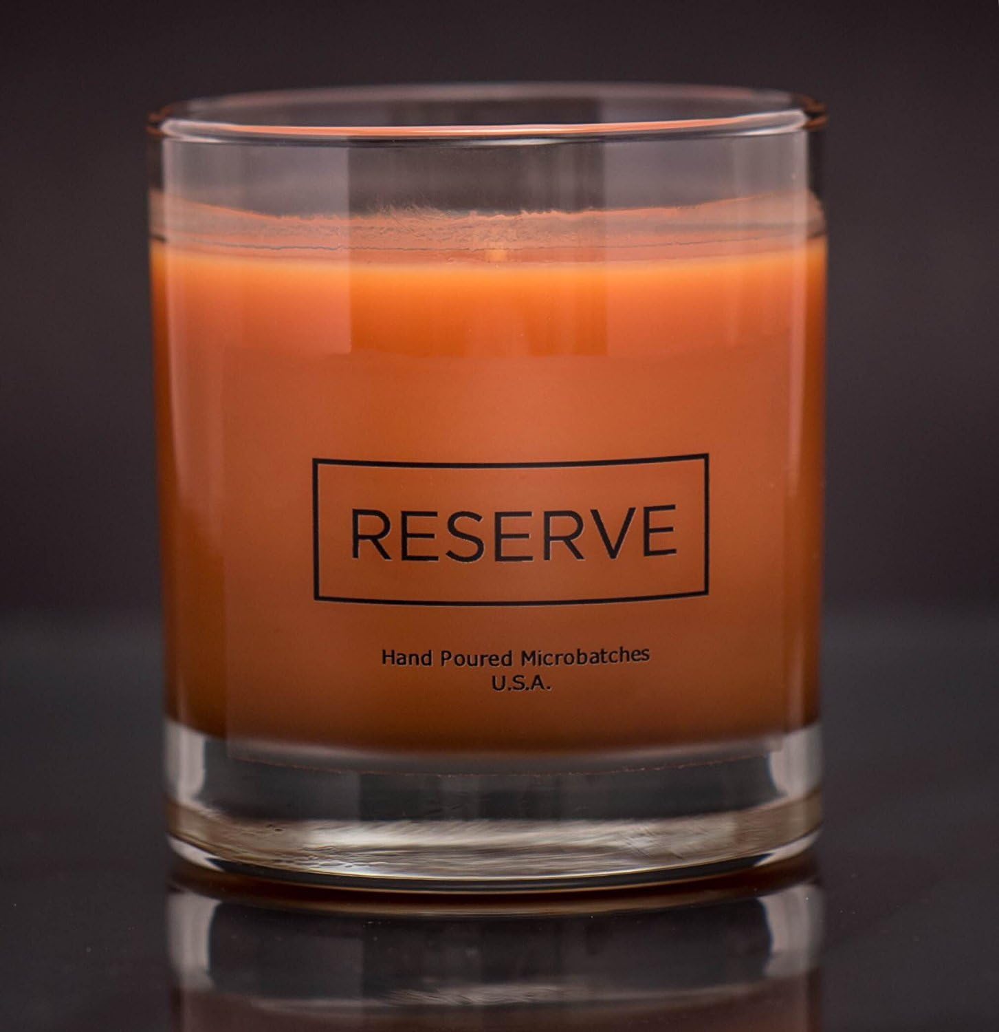Man Cave Candle in Reusable 8 oz Whiskey Glass - Scented with Masculine Acqua di Gio Fragrance - for The Cool Modern Stylish Classy Sophisticated Gentleman Hand Made in USA
