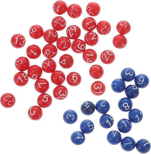ERINGOGO 49 unids máquina de lotería número de bola de bingo número de lotería bolas números de bingo máquina de bingo bolas sorteo números bolas