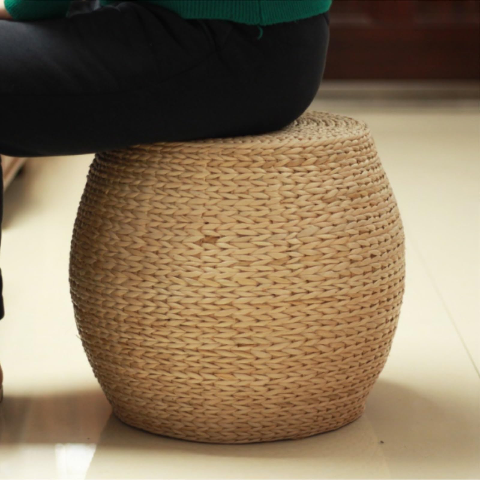 Ottomana Salón 1 Reposapiés De Ratán Antideslizante For Decoración del Hogar Asiento Extra