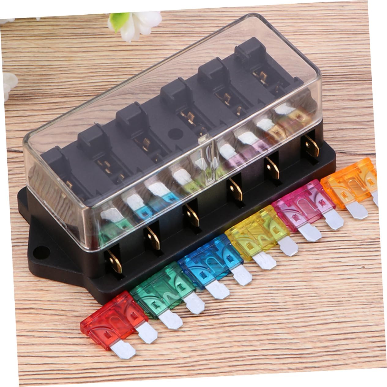 4pcs Way Fuse Block Automotive Replacement Fuse Box for Boats and Trucks Easy Installation