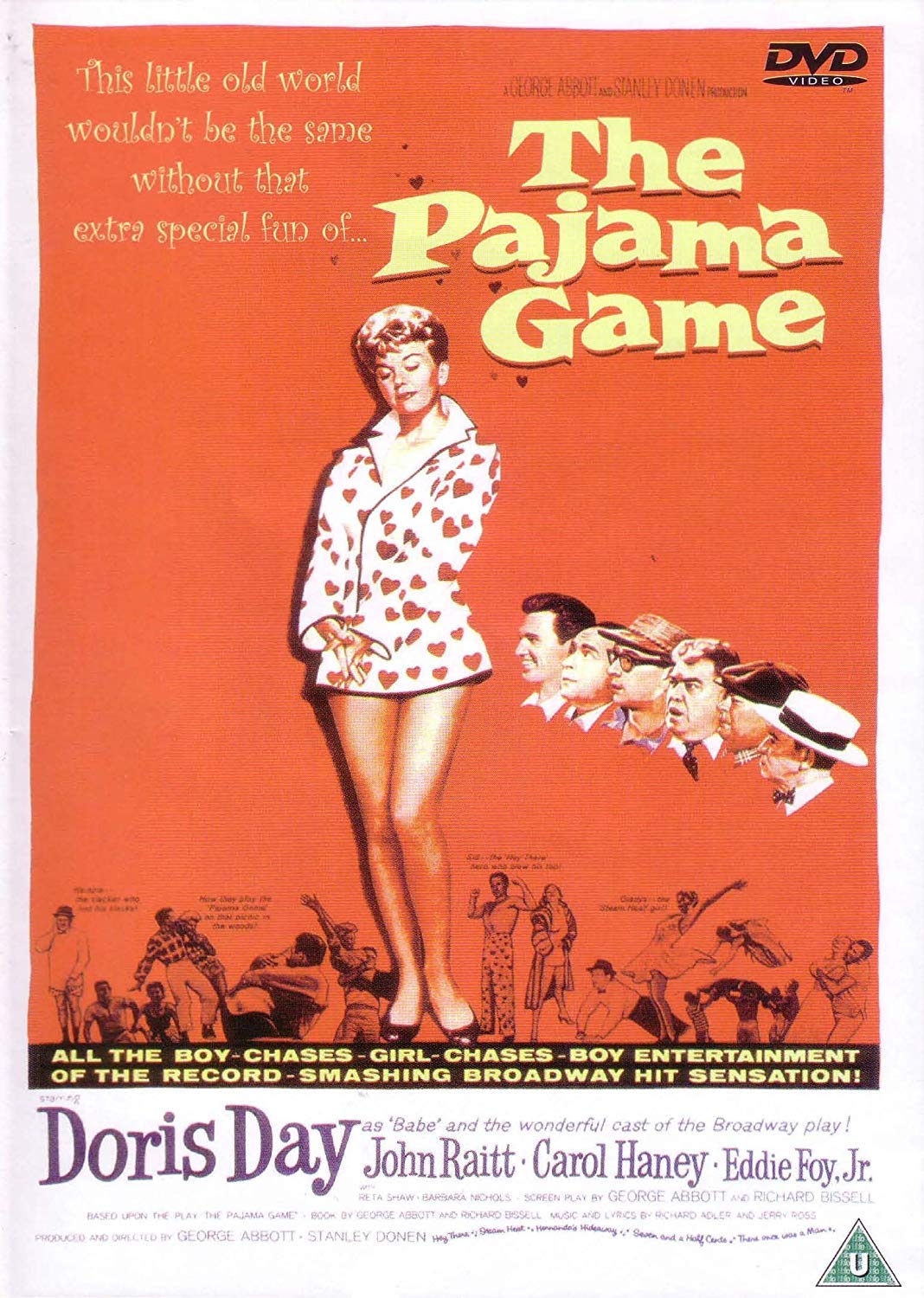 The Pajama Game DVD película musical de colección edición importada Reino Unido