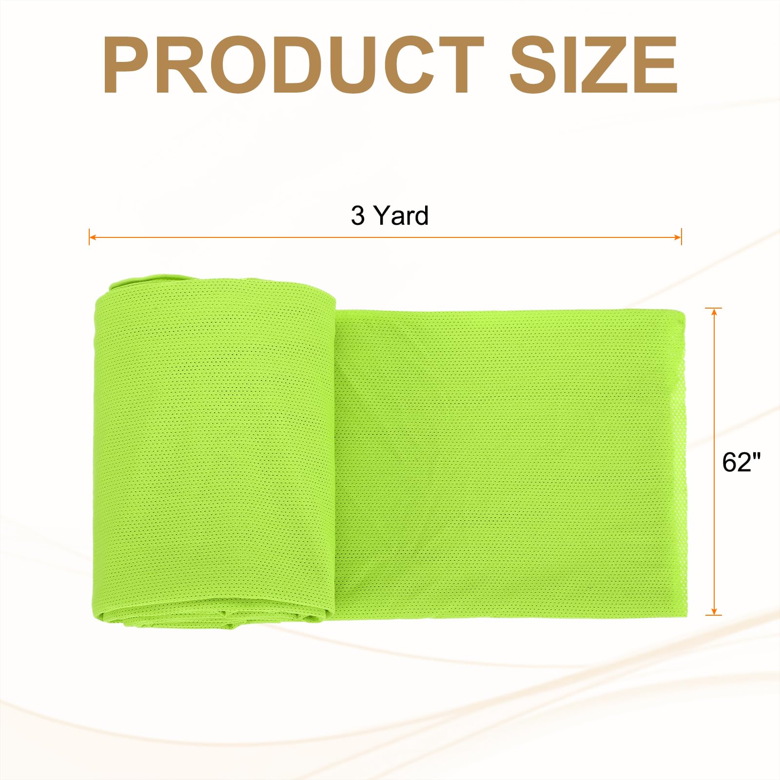 PATIKIL 62 Inch Wide Mesh Fabric Slightly Stretchy for Sewing Backpack Pocket and Straps Netting Clothes, Netting Bags - Image 2