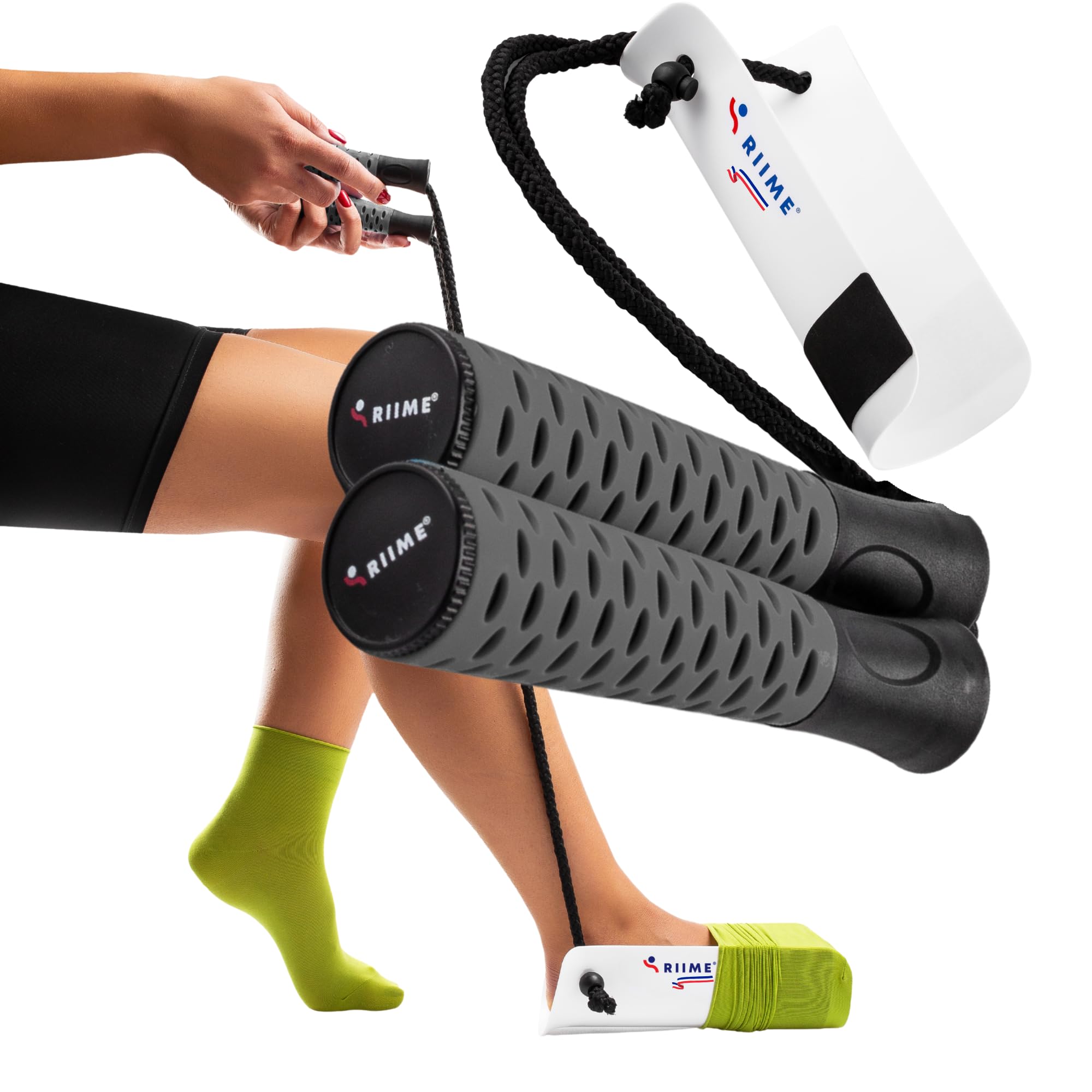 Sock Aid-SOKELP-Sock Aids for Putting Socks On and Off-Ergonomic Handle-Compression Sock Aid-Sock Puller Aid for Men/Women
