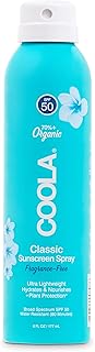 COOLA Organic Sunscreen SPF 70 Sunblock Spray, Dermatologist Tested Skin Care For Daily Protection, Vegan And Gluten Free,...
