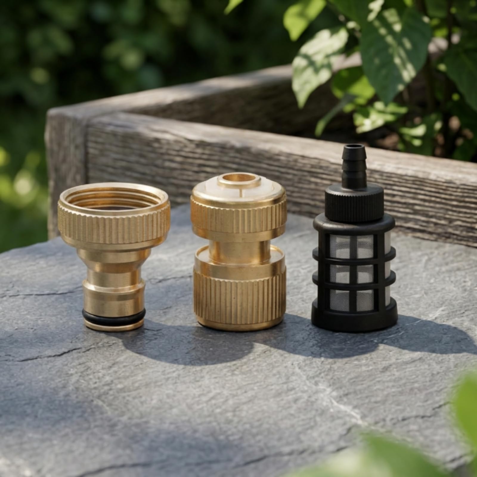 Tubo di Ingresso Acqua con Raccordi Compatibile Tubo di Aspirazione con Raccordi Rapidi Alta Pressione per Amanti Del, Kit Da 3 Pezzi Con Nipplo In Rame, Auto-adescamento E Tubo Da 5 Metri