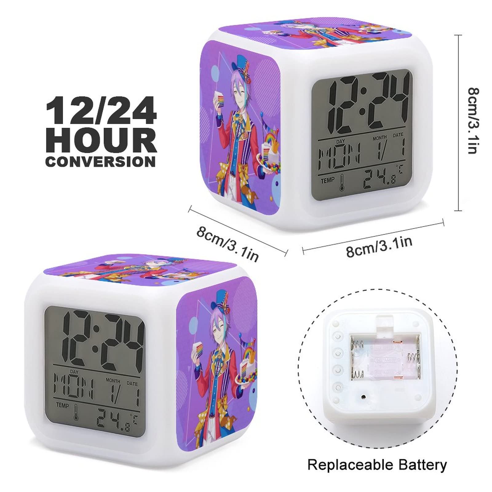 Amazon.co.jp: プロジェクトセカイ 神代 類 目覚まし時計 LEDデジタル