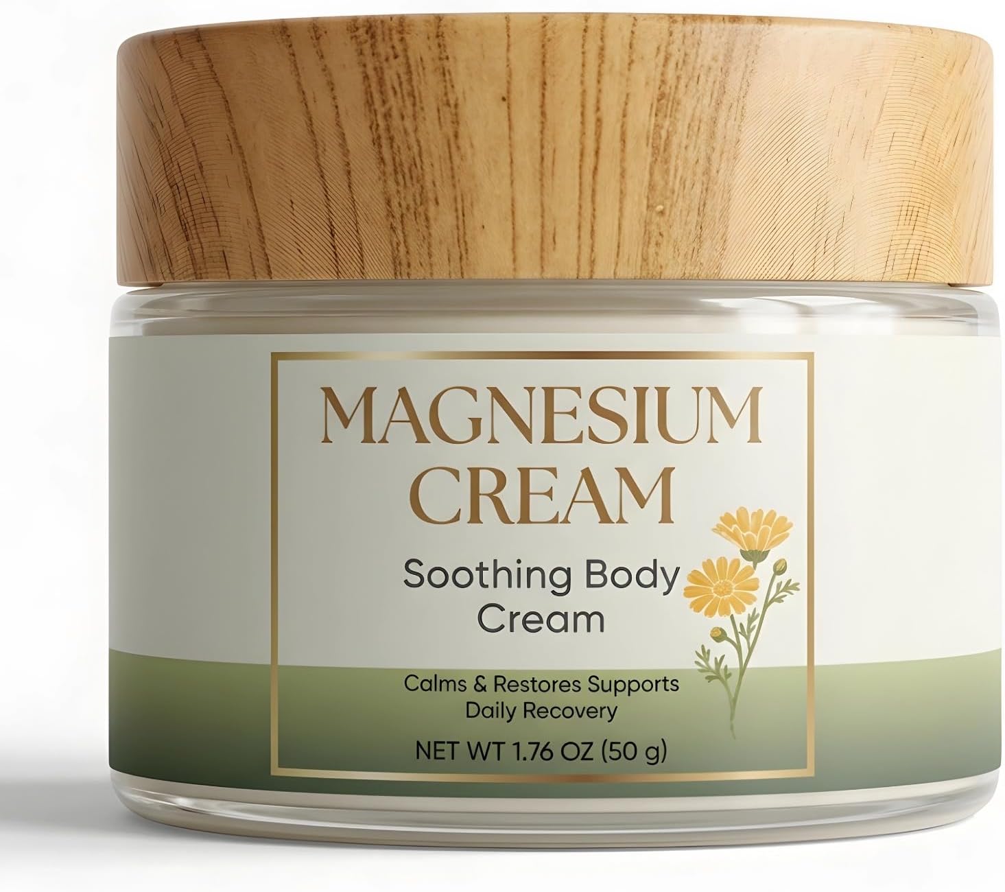 Magnesium Cream, High Potency 20% Magnesium Chloride with Arnica, MSM & Vitamin B6, Fast-Absorbing Topical Formula for Joint & Muscle Comfort- Non-Greasy, 1.76 oz (1 Item)