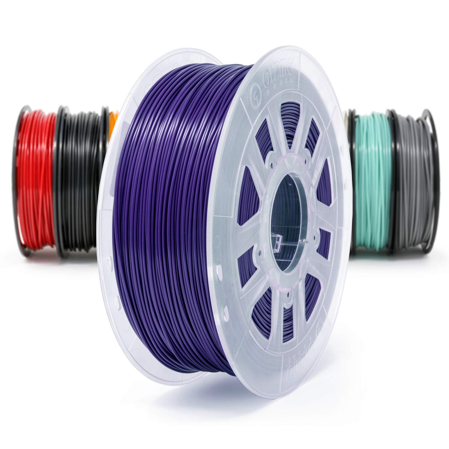 Gizmo Dorks Low Odor ABS 3D Printer Filament 1.75mm 1kg, Purple