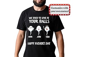 Personalized Father's Day T-Shirt: A Fun and Sarcastic Token of Appreciation
