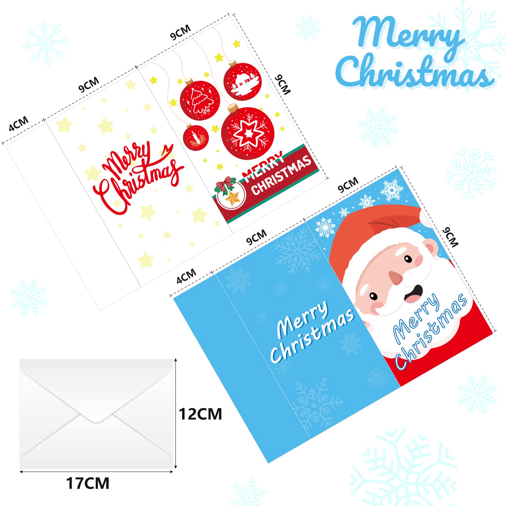Wlulu Christmas Money Wallets for Cash Gifts Xmas with Envelopes Money Wallets for Xmas Gift Card Envelopes Christmas Money Wallets for Cash Gifts - Image 4