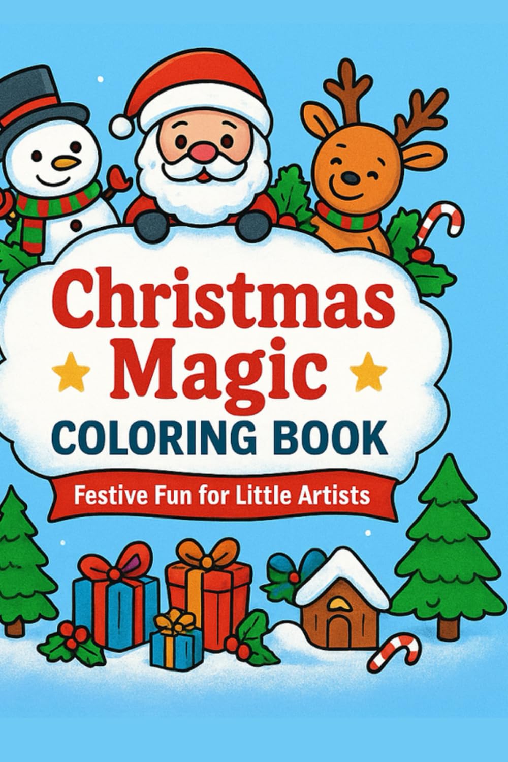 Christmas Magic Coloring Book: Festive Fun For Little Artists