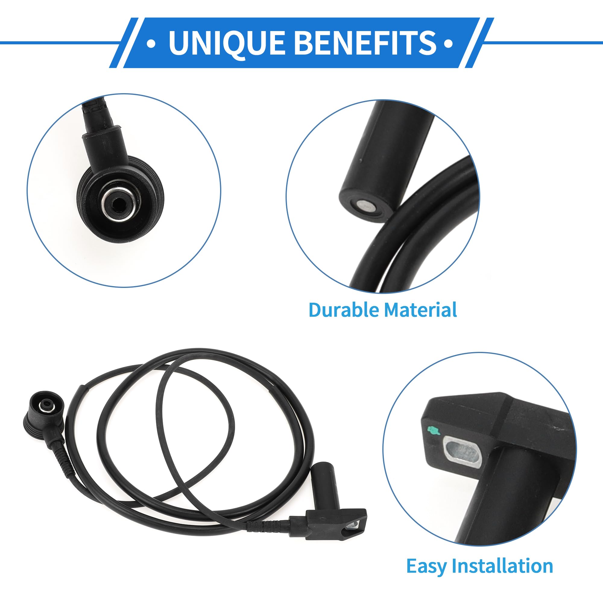 Sensor De Posición Del Cigüeñal Para Mercedes-Benz 300Se 93-98 | Para Mercedes-Benz 300Se 2.8 93-98, Para Mercedes-Benz V200 2.0 97-03, Negro, Metal, Plástico, Oe: 0261210052, 0021539028