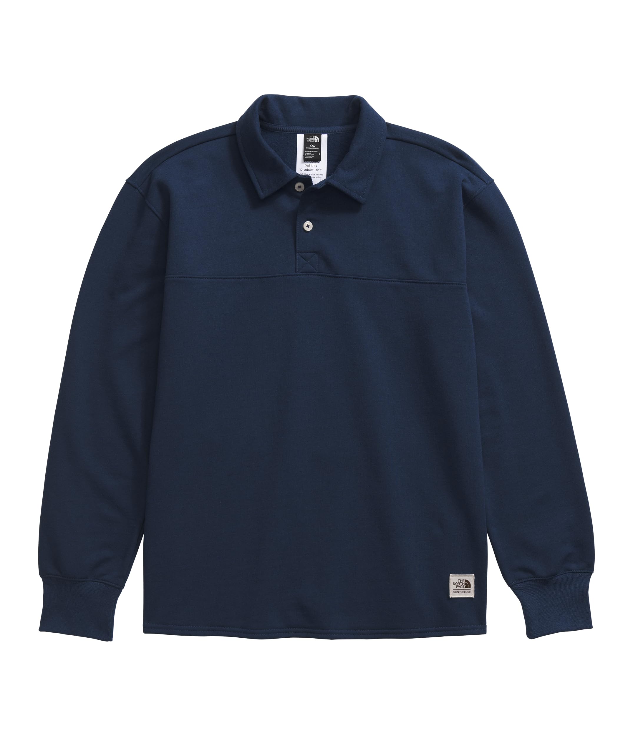 The North Face Long Sleeve Heritage Patch Rugby Shirt Camisa de Rugby de Manga Larga con Parche Heritage Mujer