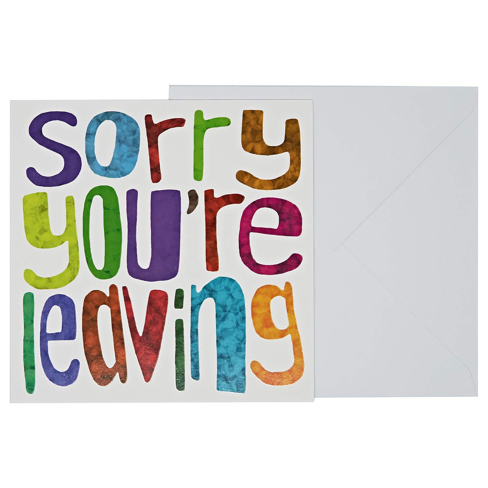 J&G Greeting Cards Sorry You're Leaving Card - Multi Color
