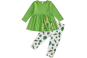 Adorable St Patrick's Day Toddler Girl Outfit