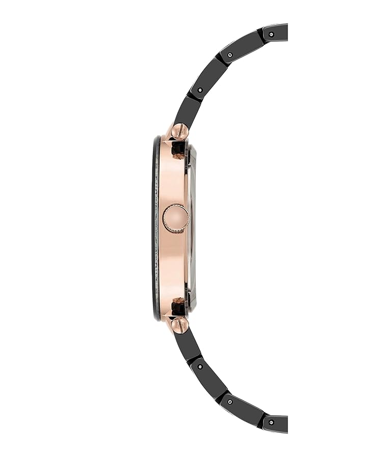Amazon.com: Anne Klein Women's AK/1018RGBK Diamond Dial Rose
