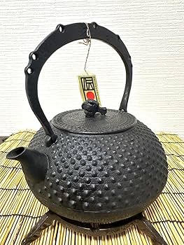 南部鉄瓶 宝珠形アラレ 1.7L 及川齋作 南部鉄瓶 宝珠形アラレ 1.7L 及川齋作