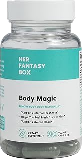 Her Fantasy Box | Body Magic | Chlorophyll Capsules – Vegan Detox & Digestion Support, Gut & Skin Health, Natural Energy Booster – 30 Capsules (200 mg)