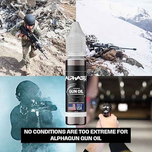Miniatura 6 de ALPHAGUN - Aceite para armas 75% más suave para un rendimiento máximo, lubricante premium fabricado en Estados Unidos para rifles, pistolas,