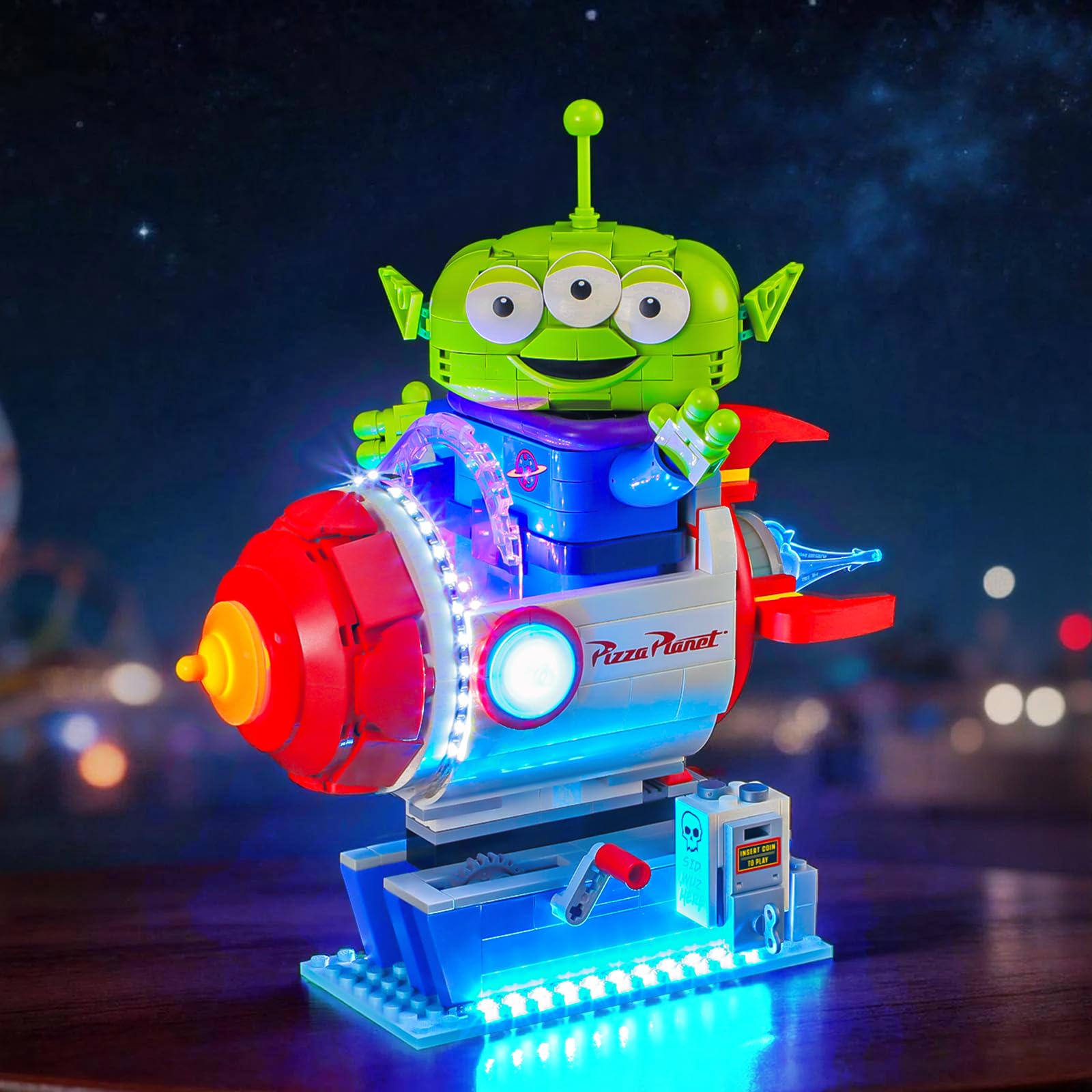 BRIKSMAX 2.0 Light Kit Compatible with Lego Disney Alien with Pizza Planet Rocket Ride 43307 Building Sets - Original LED Lighting Kits (Accessories Only) for Display, Gifts & Collectors — image 1