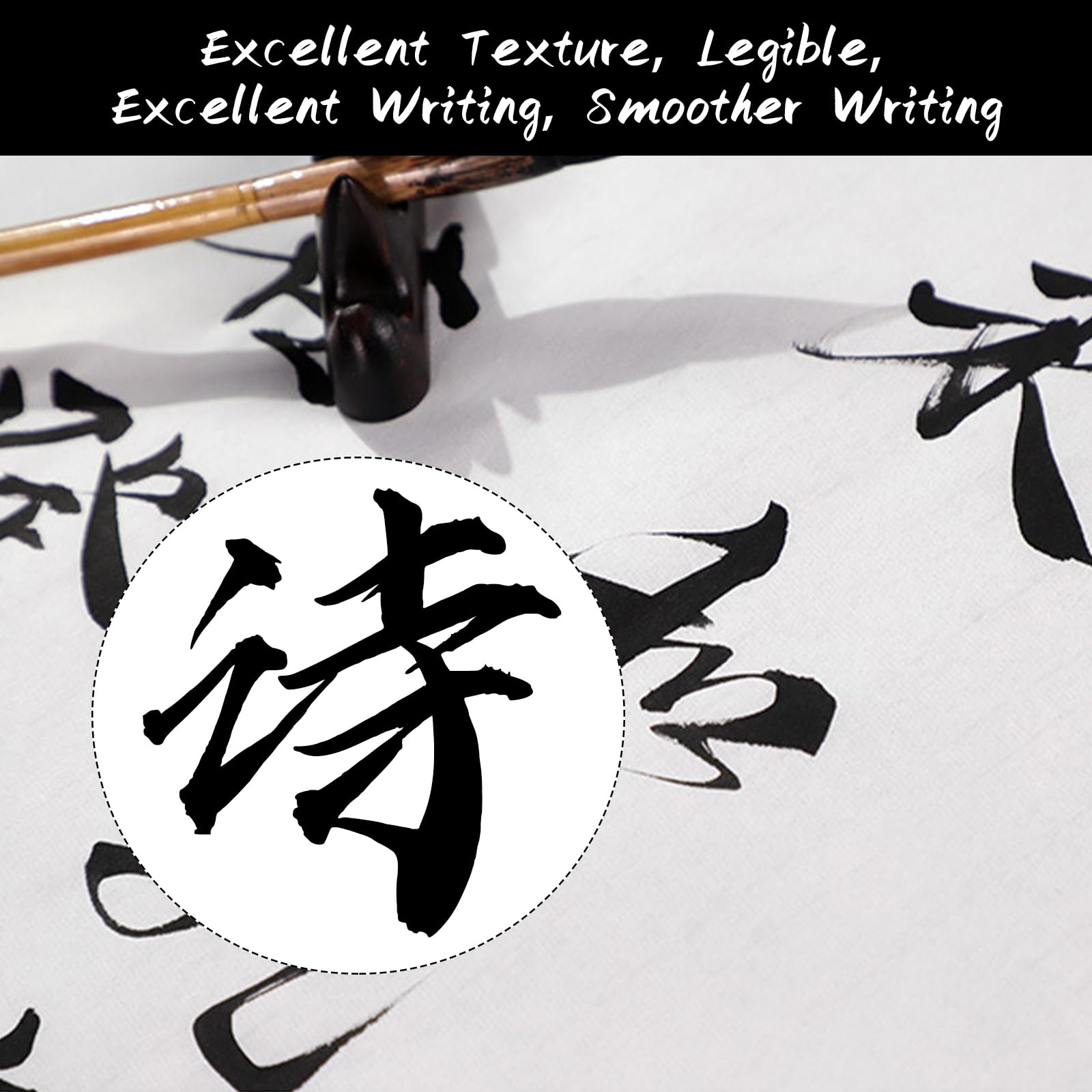 120 Blätter Reispapier Basteln für Chinesische Kalligraphie 38 X 27 cm Sumi Papier, Skizze Japanpapier, Xuan Papier, Rice Paper für Anfänger Und Liebhaber Der Chinesischen Malerei und Kalligraphie