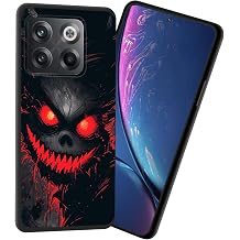 for Oneplus 10 Pro Case,Premium Soft Silicone Slim Rubber Full Body Drop Protection Shockproof Cover Phone Case for Oneplus 10 Pro,Red Magic Ghost