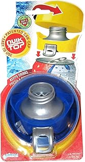 Compac Compac Quiktop Can Cap, Blue, Keep Drinks Fresh & Fizzy - Turn Cans Into Bottles (Pack of 3)