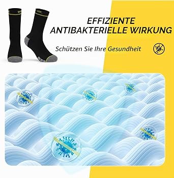 Arbeitssocken Herren 10/20 Paar Work Socken Herren Strümpfe Schwarz Sportsocken Dicke Wintersocken Frotteesocken