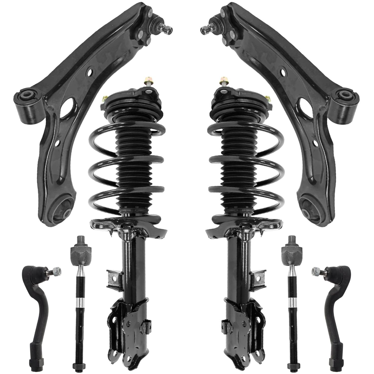Detroit Axle - AWD 8pc Front Struts Kit for 2017-2019 Kia Sportage
