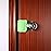 Door Silencer Door Jammer Door Closer Cushion Nursery Door Silencer Door Latch Cover 3 Pack for Noise Reducing Quiet Doors Baby Toddler Safety 3.25 x 5.5 Inch (New Green)