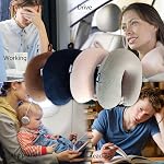 Memory Foam Travel Pillow, Comfortable Travel Neck Pillow U Shape, Support Neck and Head to Relieve Fatigue, Portable Neck Pillow Suitable for Planes, Trains, Self-Driving Cars, Machine Washable