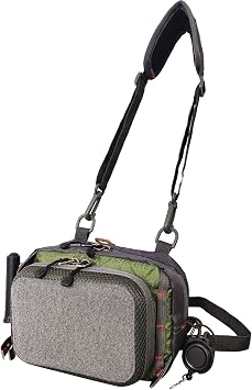 Aventik Fly Fishing Chest Bag Ultra Light Multiple Pockets Chest Pack with Vest Pack Chest Bag B