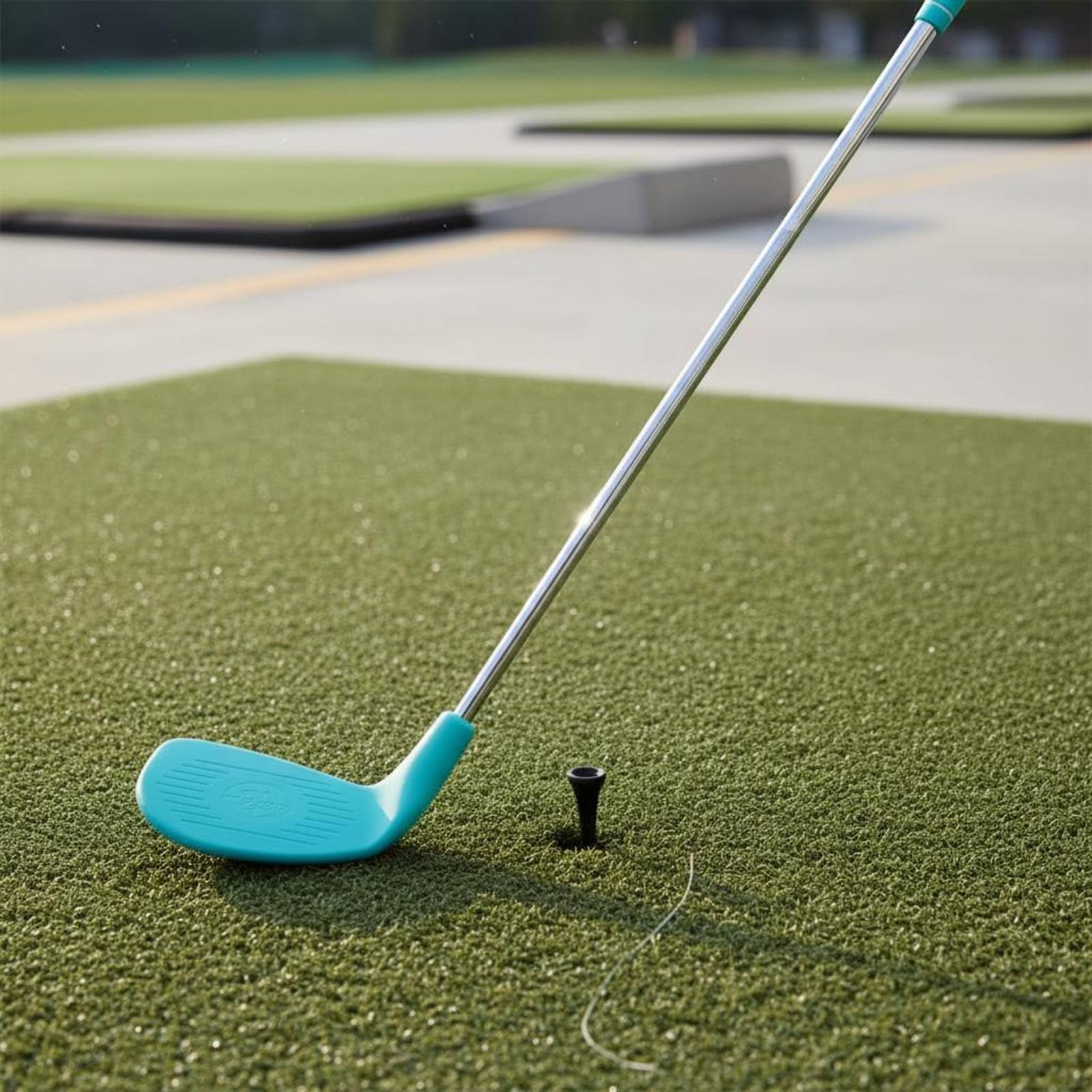 Ferro da Allenamento Golf Asta in Acciaio Inox Mazza Golf Principianti Leggero Attrezzatura Sportiva per Campo Pratica