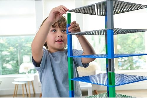 Miniatura 9 de Strictly Briks - Placas base clásicas de 10 x 10 pulgadas 100 compatibles con todas las principales marcas  Ladrillos de construcción para torres