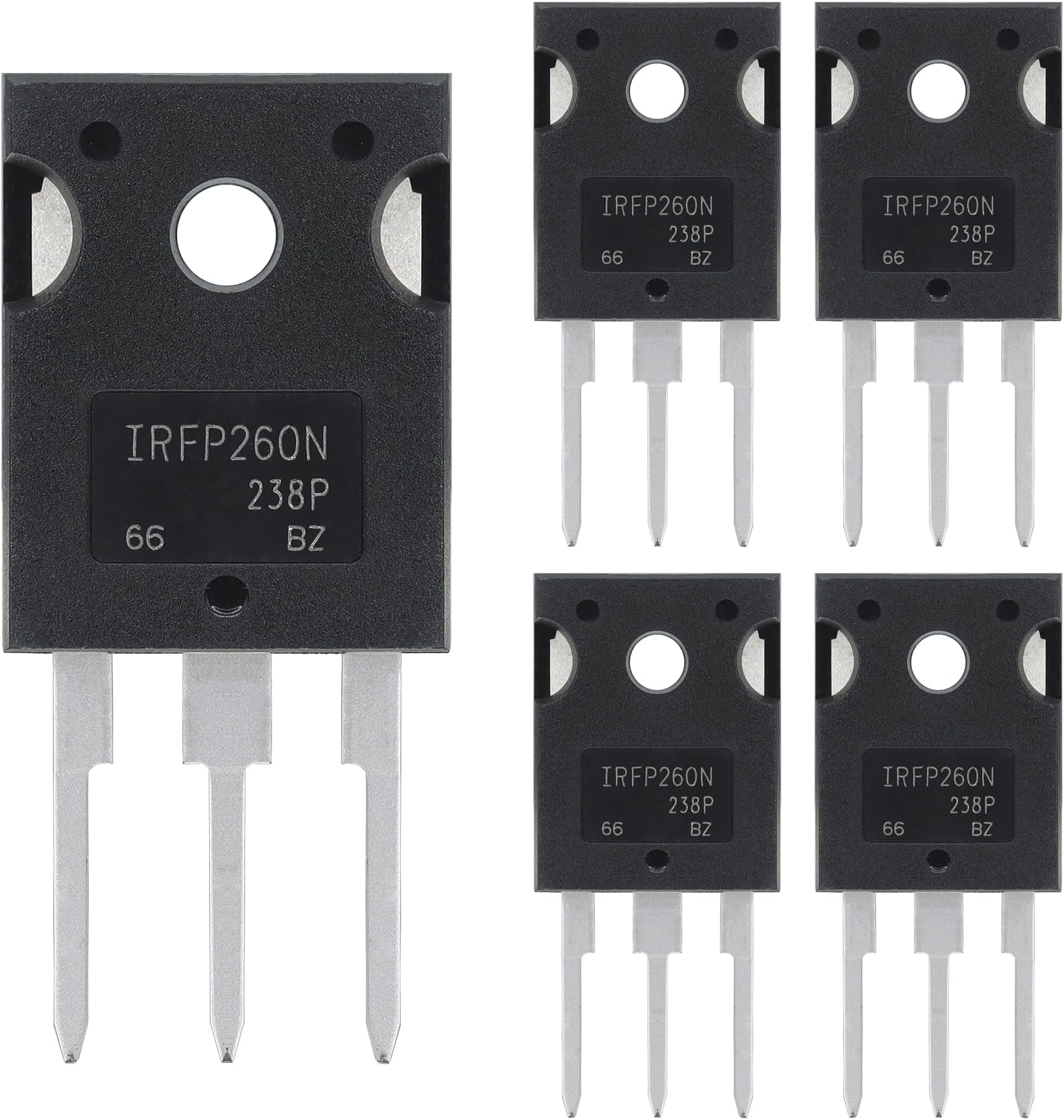 5 Pieces IRFP260 MOSFET Power 50A 200V IRFP260N IRFP260NPBF Transistors MOSFETS 50 Amp 200 Volt TO-247 3 Pins