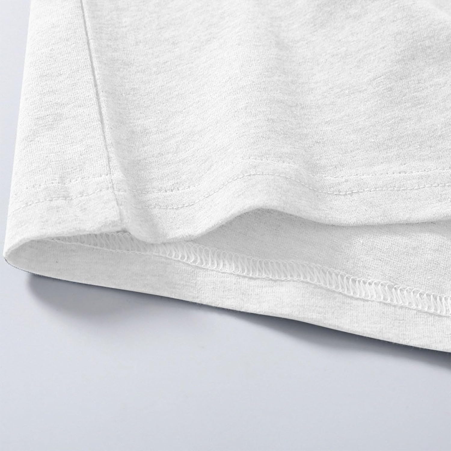 Toddler T Shirts Boys Girls Basic Tee Summer Cotton T-Shirts Crewneck Short Sleeve for Kids Baby Crewneck Undershirts White 3-6 Months image 5 of 5 B0F29GVTFY