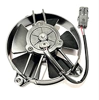 Vista 4 de SPAL 30103059 5.2" Puller Fan 12 Volt High Performance Straight Blade 342 cfm VA31-A101/46A Sealed Weather Pack Connector – Cooling for radiators