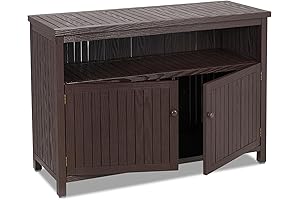 Outdoor Patio Premium Solid Wood Acacia long TV Stands Cabinet